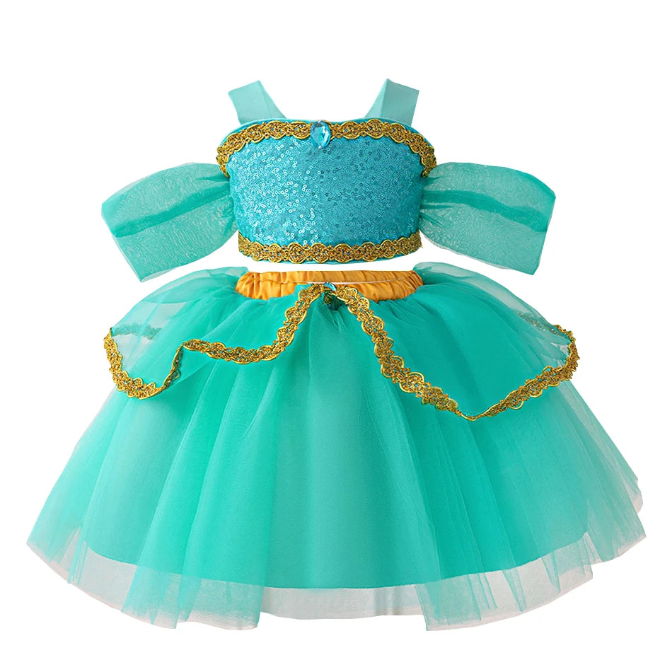 Princess Dress For Toddler Little Girl Luxurious Bow Gown Kids Birthday Party Clothes Halloween Carnival Children Princess Dress
