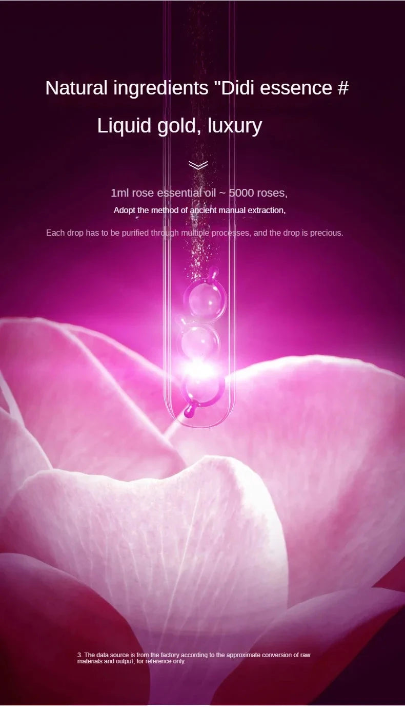 Hair Styling Serum for Frizzy & Dry Hair Rose Essence Oil Capsules Leave-in Anti Frizz Conditioner Repairs Dry, Damaged Hair - AMULET RING STORE