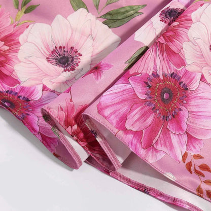 Girls Party Dresses Elegant Flower Printed Princess Dress Girls Birthday Party Wedding Bridesmaid Gown Girl's Ceremonial Dress