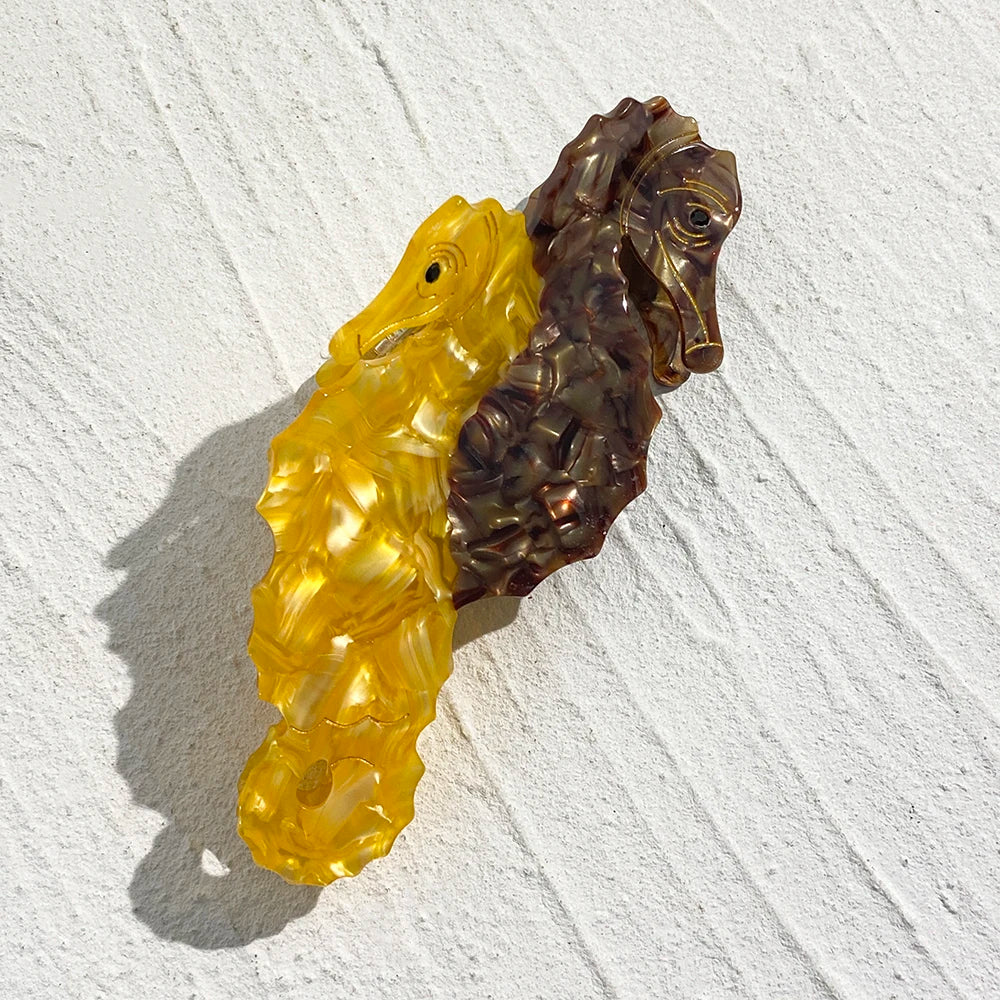 Creative Funny Acetate Tortoise Sturgeon Fish Shark Hairpin Oversize Marine Animal Barrettes Thick Hair Clip Claw Accessories - AMULET RING STORE