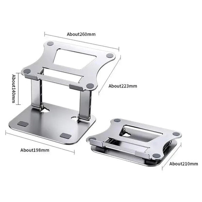Tablet Stand Adjustable Aluminum Alloy Laptop Tablet up to 17 "Laptop Portable Folding Stand Cooling Stand Support - AMULET RING STORE