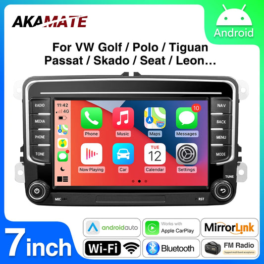 7inch Car Radio CarPlay Android Auto for Volkswagen VW Passat B6 B7 CC Tiguan Touran GOLF POLO CarPlay 7inch 2+32GB / 4+64GB - AMULET RING STORE