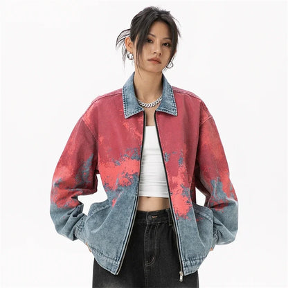 Women's Denim Jacket Lady Cowboy Jeans Jackets Women Outdoor Women's Clothing Novelties Sales Trend 2024 Female Cowgirl Clothes - AMULET RING STORE