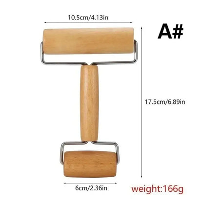 Wooden Rolling Pin - Kitchen Baking Tool - AMULET RING STORE