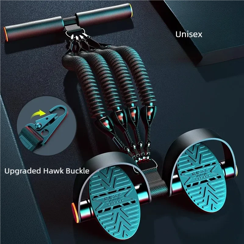 Pedal Type Tensioner Multifunctional Tension Device for men's Fitness,Back, Abdomen, and Abdominal Muscle Training, Pull Rope