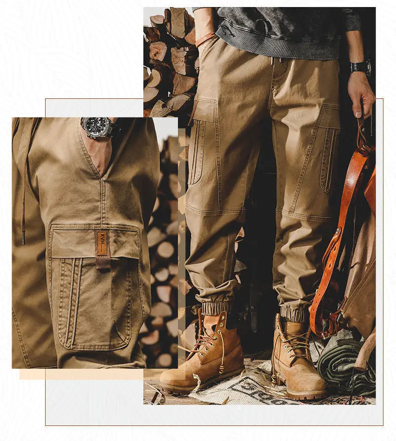 ARENS Techwear Cargo Pants Men Black Cargo Trousers Male Vintage Japanese Streetwear Hip Hop Pockets Casual Safari Style Loose