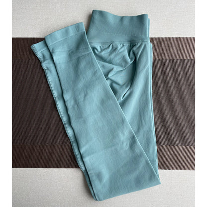 TKITK Leggings Women Seamless Sports Yoga Pants Low Ribbed Band Gym clothes Fitness Workout wear Scrunch Bum Tights - AMULET RING STORE