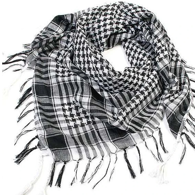 Summer Women Tactical Arab Scarf Men Fashion Lightweight Hijab Scarf Spring Army Plaid Head Scarf Keep Warm 2020 New Hot Sale - AMULET RING STORE