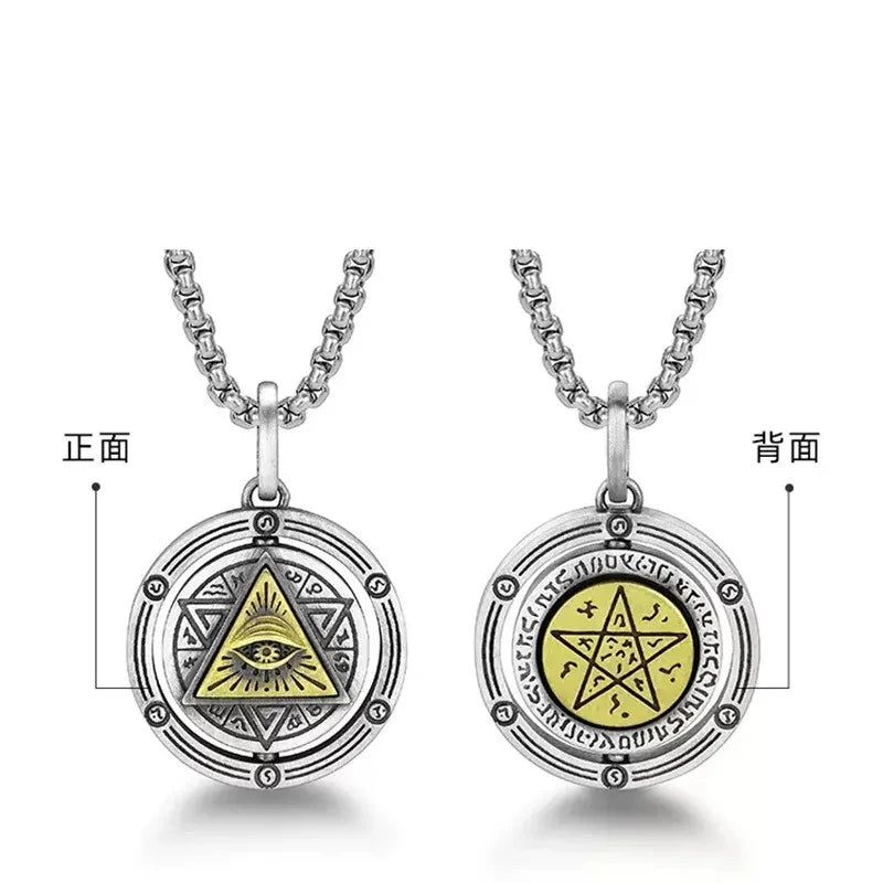 Exquisite Ancient Egyptian Gods Eye Horus Necklace