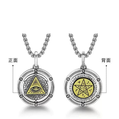 Exquisite Ancient Egyptian Gods Eye Horus Necklace