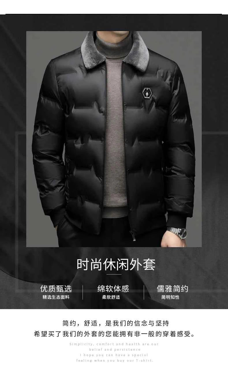 2024 Winter jackets men high quality fashion Warm Jacket Casual thicken Parkas Men's Winter Jackets Warm coat male size L-5XL