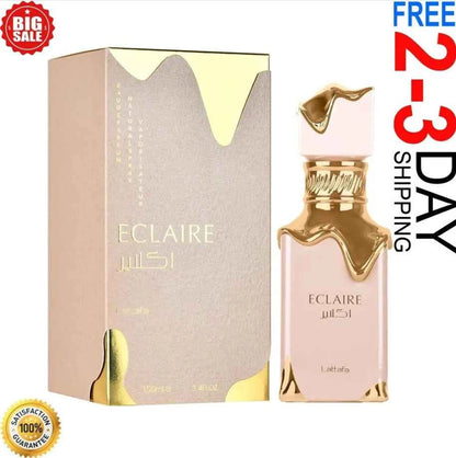 Lattafa Eclaire -100ml / 3.4 oz  Vanilla, Caramel,, Floral - Eau De Parfum Long-Lasting Fragrance for Unisex Sealed NEW RELEASE