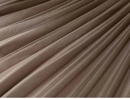 2023 Summer Tulle Mesh Gradient Skirt High-end High Waist Long Skirt Elegant Evening Party Sexy A-line Pleated Skirts Women Boho