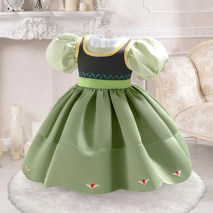 Princess Dress For Toddler Little Girl Luxurious Bow Gown Kids Birthday Party Clothes Halloween Carnival Children Princess Dress