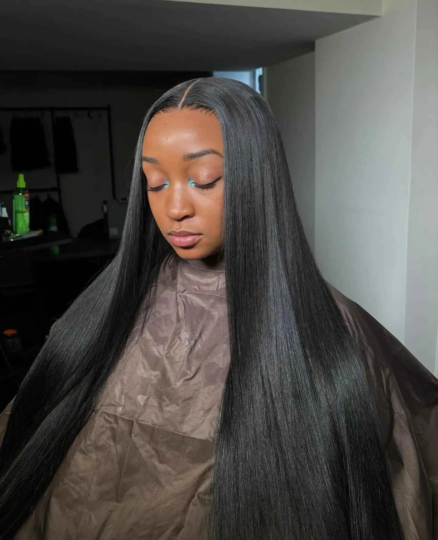 300% High Density Straight Human Hair Wigs 13x6 13x4 HD Lace Front Wig Brazilian 40 46 Inch 360 Full Lace Frontal Human Hair Wig