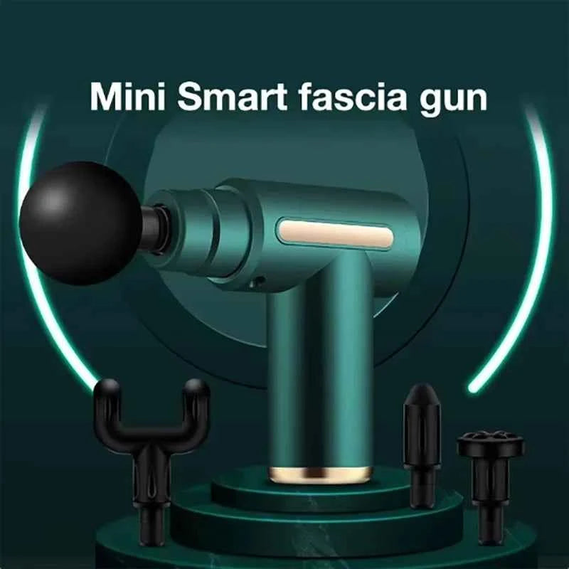 USB Mini Massage Gun Fascia Machine Muscle Relaxation Vibrating Gun Rod Massage Fitness Equipment Neck Grab Fascia Gun - AMULET RING STORE