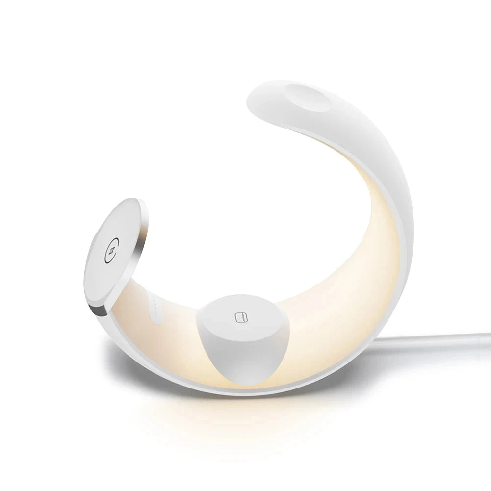 4 in 1 Magnetic Fast Charging Dock Station QC3.0 PD with Desk Lamp Wireless Charger Station Holder for iPhone AirPods IWatch