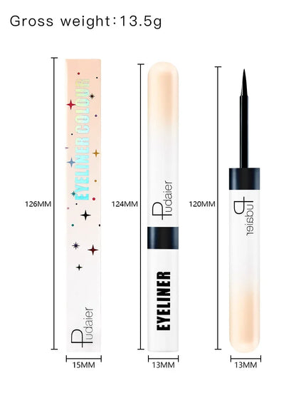 12 Colors Liquid Eyeliner Pencil Shimmer Sexy EyeShadow Portable Waterproof Durable Eyeliner Women Hot Sales Makeup Cosmetics - AMULET RING STORE