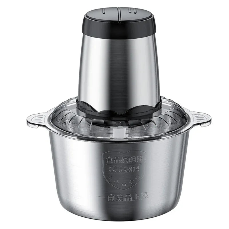 Aoresac Electric Food processor/Food Chopper/Meat Grinder Electric with 2 Sets Stainless Steel Blades/300W/2 Speed - AMULET RING STORE