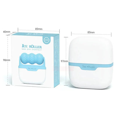 ICE ROLLER S30 Facial Massager Cool Skin Lifting Double Head Tool Face Lift Roller Pain Relief Face Skincare Beauty