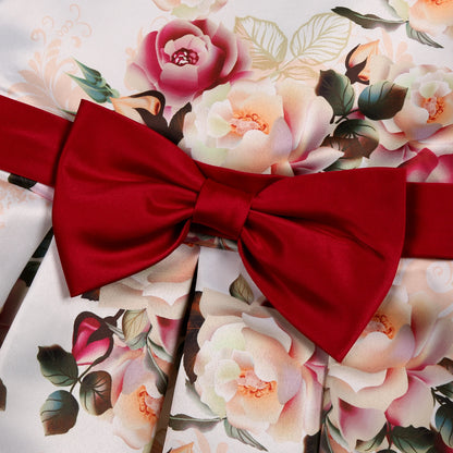 New  source Long girls dress printed princess dress dress children catwalk evening dress Cuhk children