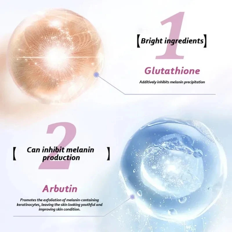 Alpha Arbutin Serum AHA 30%+ BHA 2% Keeps Face Smooth Brightening Moisturizing Improving Dullness Dark Skin Beauty Care Cream - AMULET RING STORE