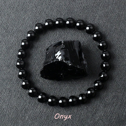 Geniune Epidote Zoisite Bead Bracelet Homme Natural Quartz Lava Tiger Eye Stone Bracelet Made of Natural Stone Jewelry for Women