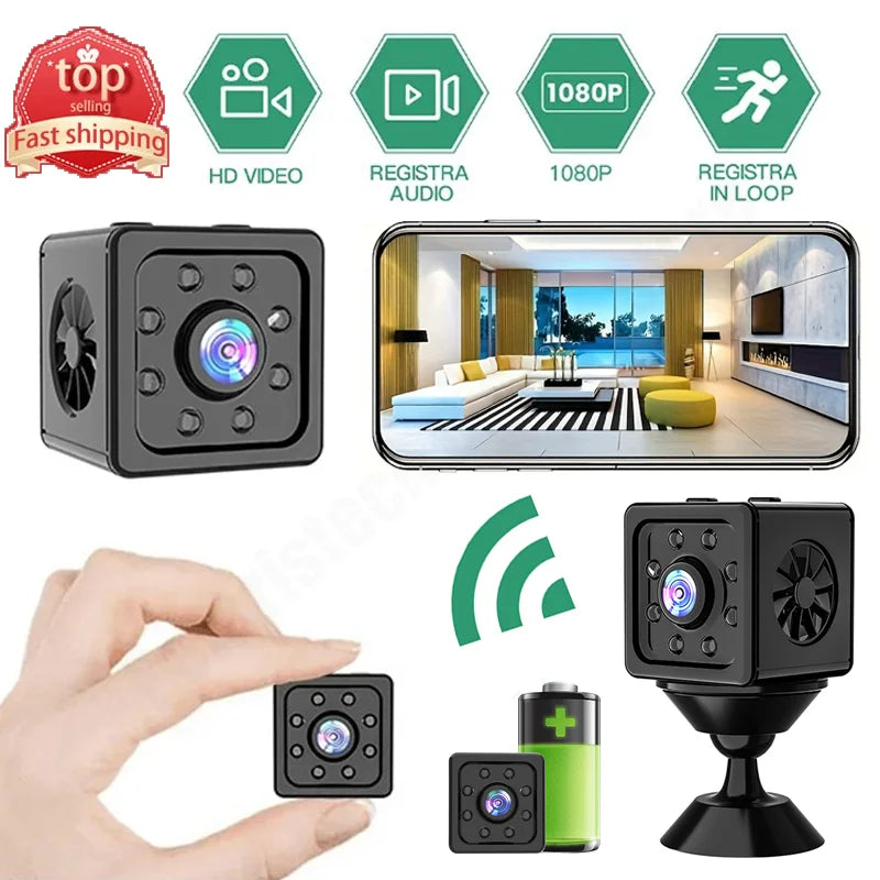 K13 Mini WiFi Camera 1080FHD Mobile Monitoring Infrared Night Vision Remote Monitor Security Surveillance Camcorder Home 2025 - AMULET RING STORE