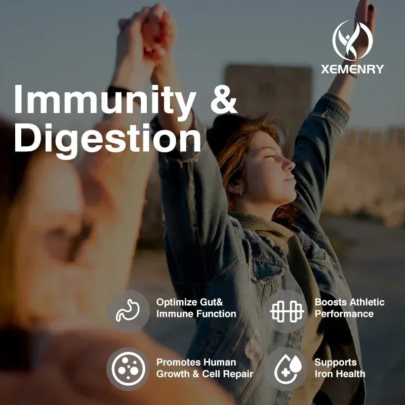 Colostrum Capsules - 40% LgG - Support Intestinal and Digestive Health, Hair, Nails, Skin and Muscle Health - AMULET RING STORE