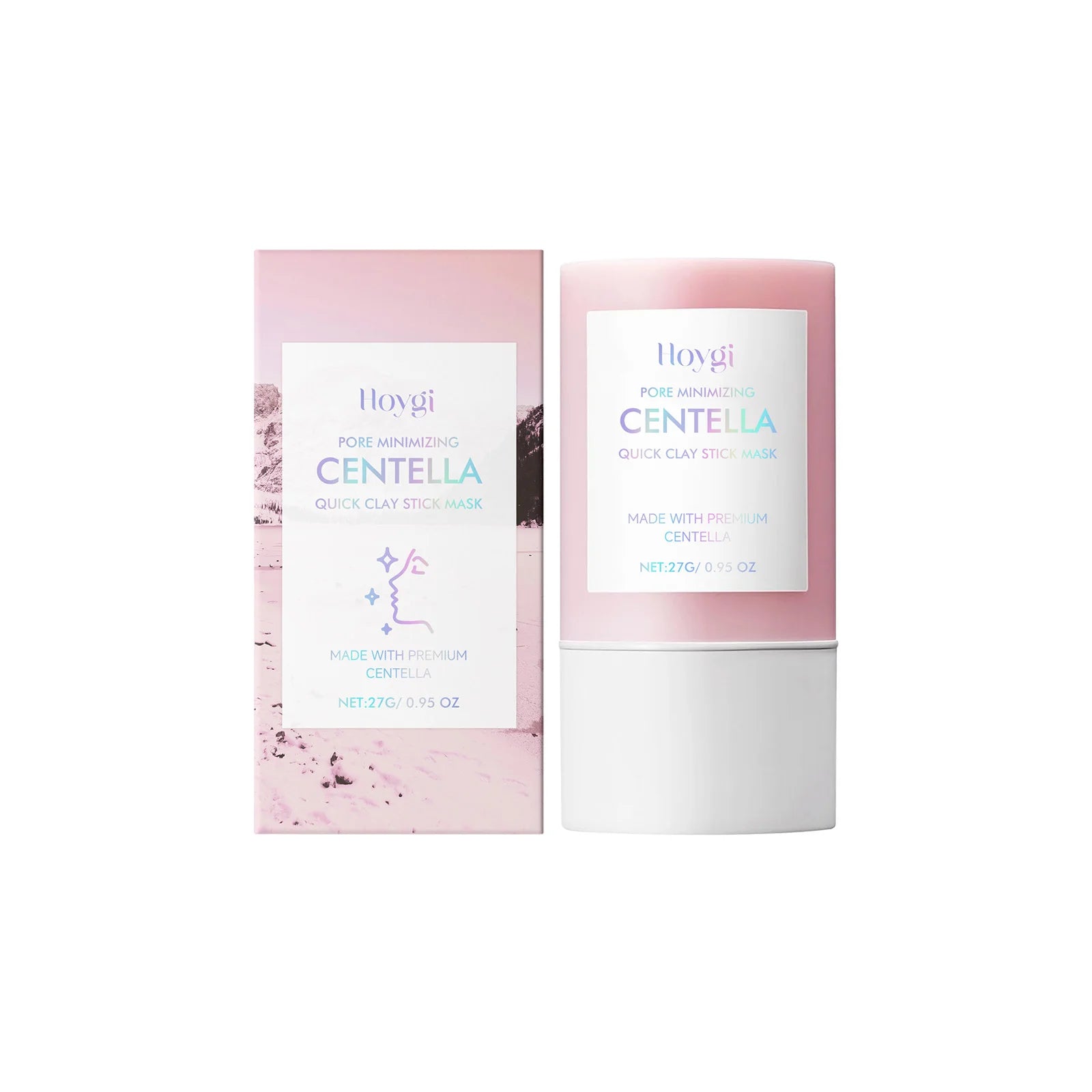 Hoygi Centella Asiatica Clay Mask Stick Soothing Calming Detoxifying Hydrating Anti-irritation Easy Application All Skin Types - AMULET RING STORE