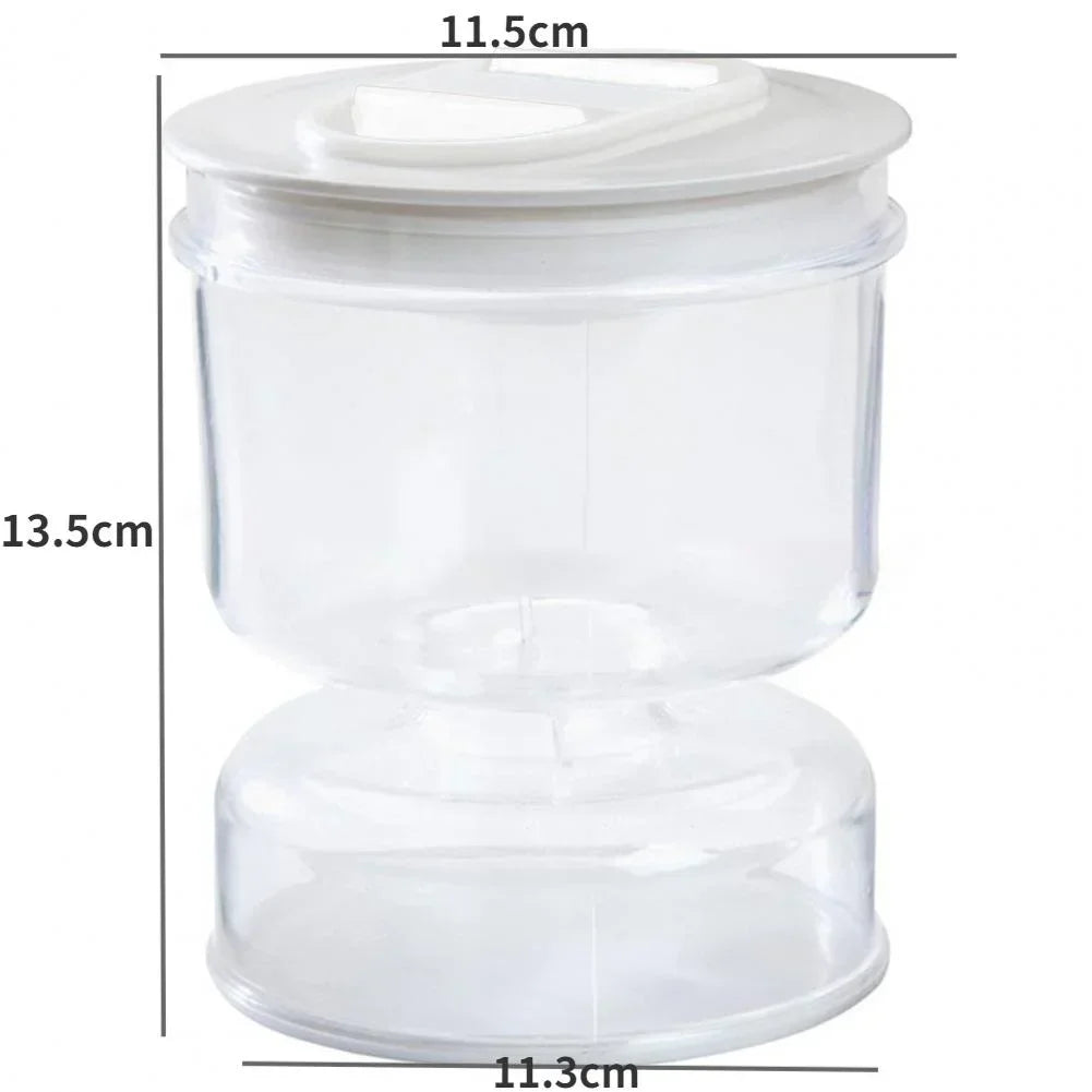 Home Storage Sealed Jar for Pickle Kitchen Wet and Dry Separation Pickle Box Strainer Container Multifu Storages Food Containers - AMULET RING STORE