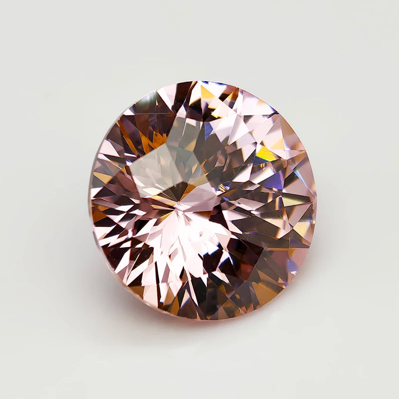 New 5A Quality Round Colored Empire Cut Cubic Zirconia Stones Loose Gemstone for Jewelry Making