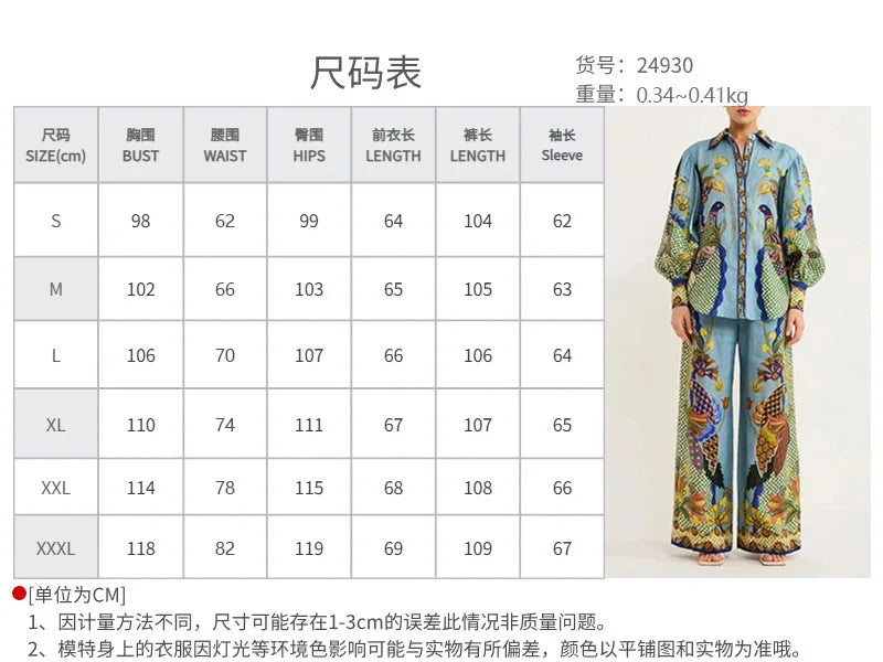 2025 Women's Graffiti Casual Shirt Women's Personalized Collar Long Sleeve Fashion Printed Set Women's Two Piece Set