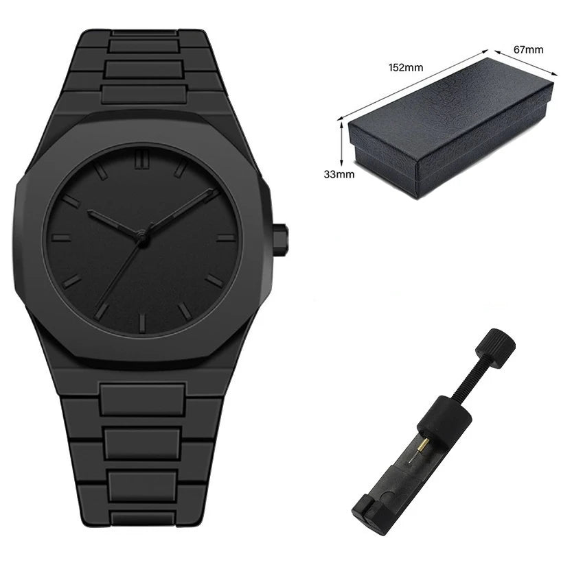 UTHAI Casual Quartz Watch | Silicone Wristband & Waterproof