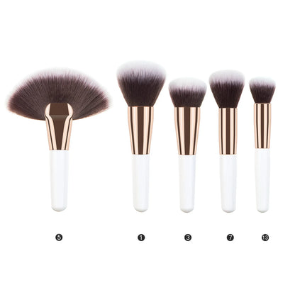 40makeup brush suit portable models full set makeup tools powder brush powder foundation brush eye shadow brush - AMULET RING STORE