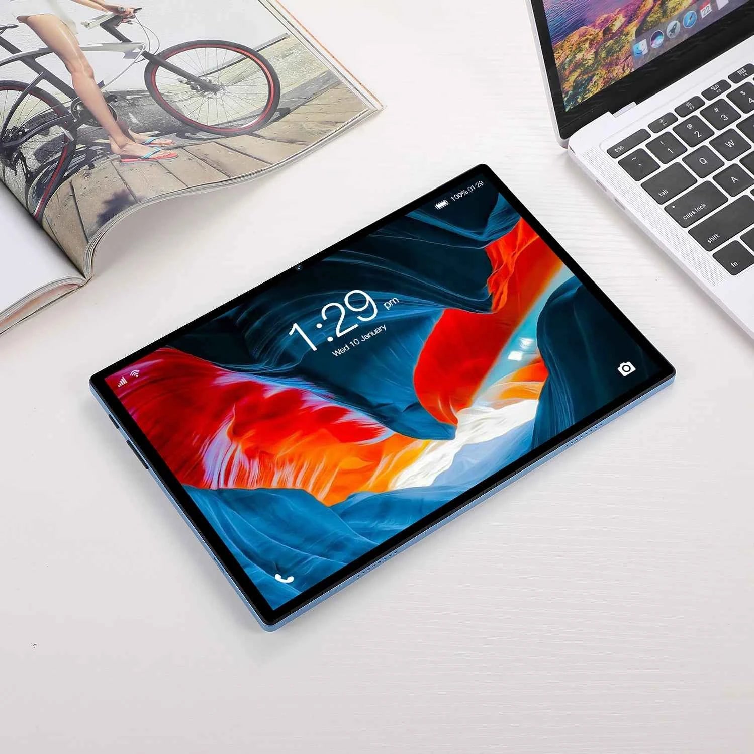 New 10.1 Inch Android 13 Tablet Pc Google Play Octa Core Dual Cameras Dual SIM 3G Phone Call Wifi Tablets 4GB RAM 64GB ROM