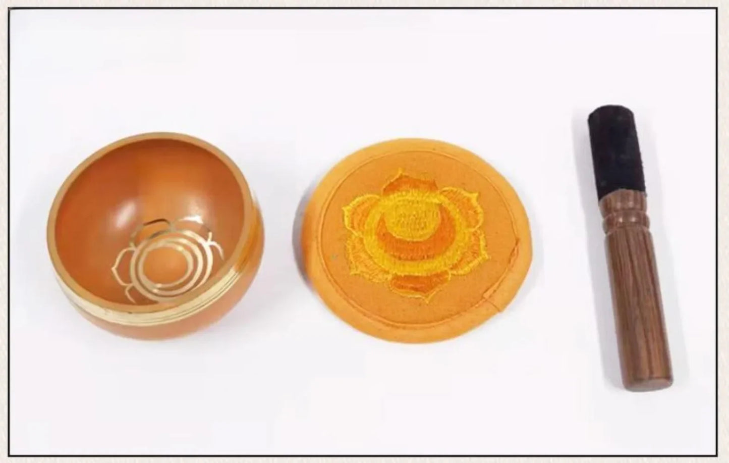 Buddhist Sound Bowls Therapy Meditation Mindfulness Yoga Ornaments Colorful Nepal Tibetan Singing Bowl Chakras Handmade Copper - AMULET RING STORE