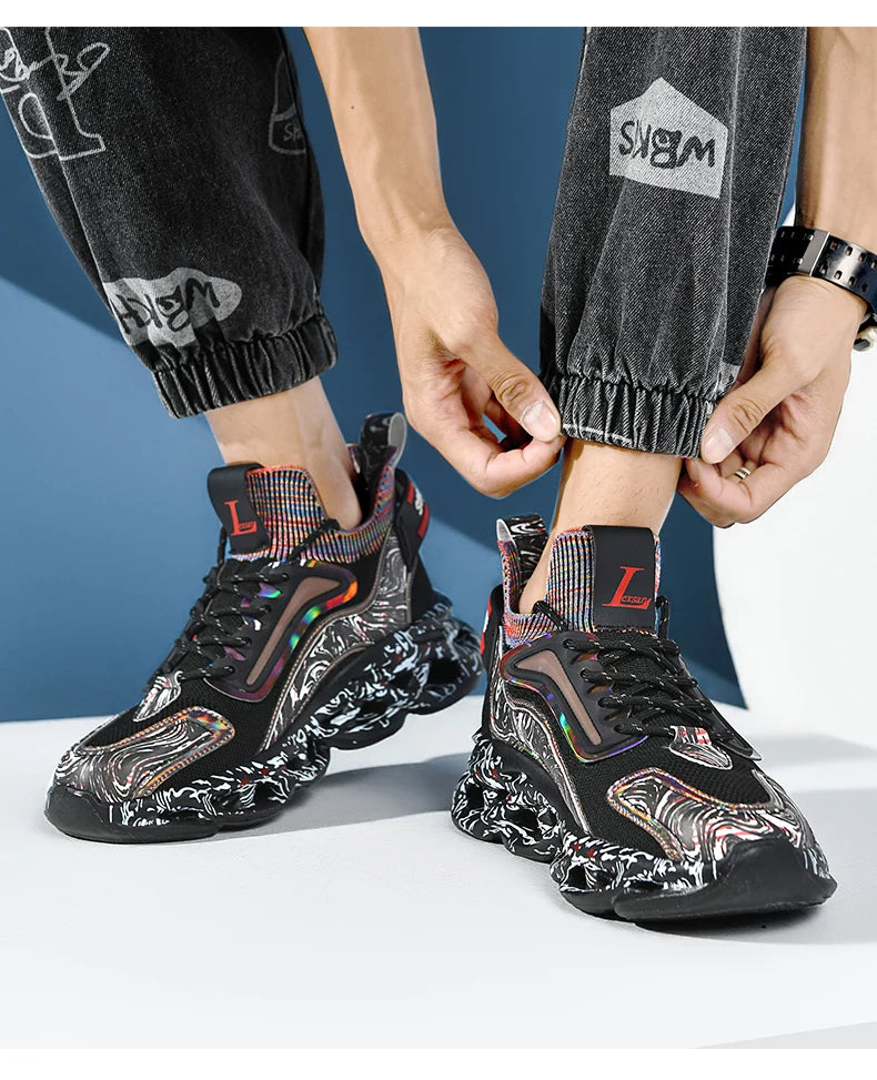 Shoes men Sneakers Male casual Mens Shoes tenis Luxury shoes Trainer Race Breathable Shoes fashion loafers running Shoes for men - AMULET RING STORE