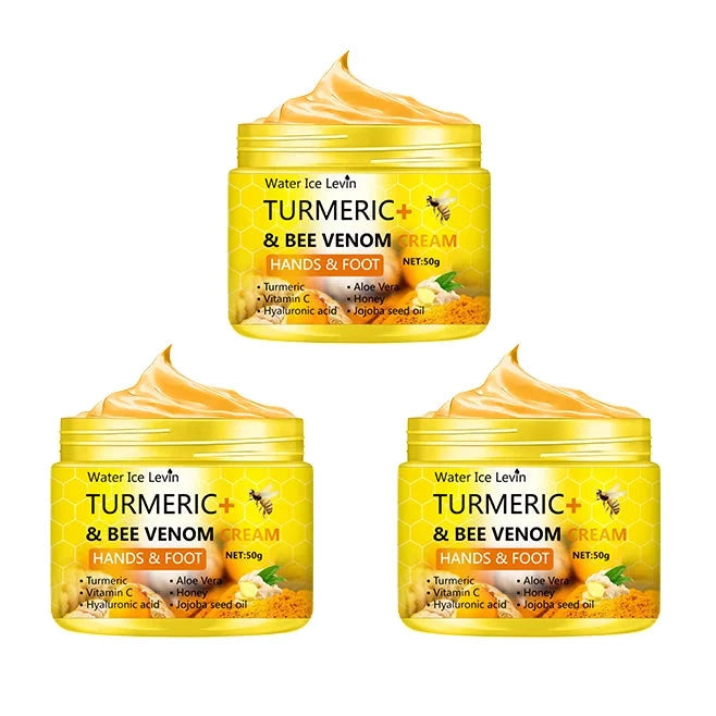 Turmeric Bee Venom Anti-Drying Crack Foot Cream Hand Cracked Repair Skin Removal Care Cream Dead Feet Hand Skin - AMULET RING STORE