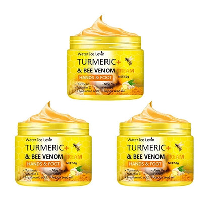 Turmeric Bee Venom Anti-Drying Crack Foot Cream Hand Cracked Repair Skin Removal Care Cream Dead Feet Hand Skin - AMULET RING STORE