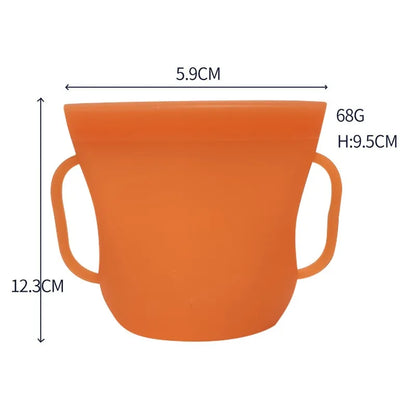 Cartoon Silicone Fresh-keeping Storage Bag,Reusable Food Grade Snack Bags for Children,Zipper Bag,Eco-Friendly,Leakproof - AMULET RING STORE