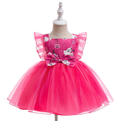 Toddler Kid Girl Christmas Dress Baby Girl First Birthday Xmas Party Dress