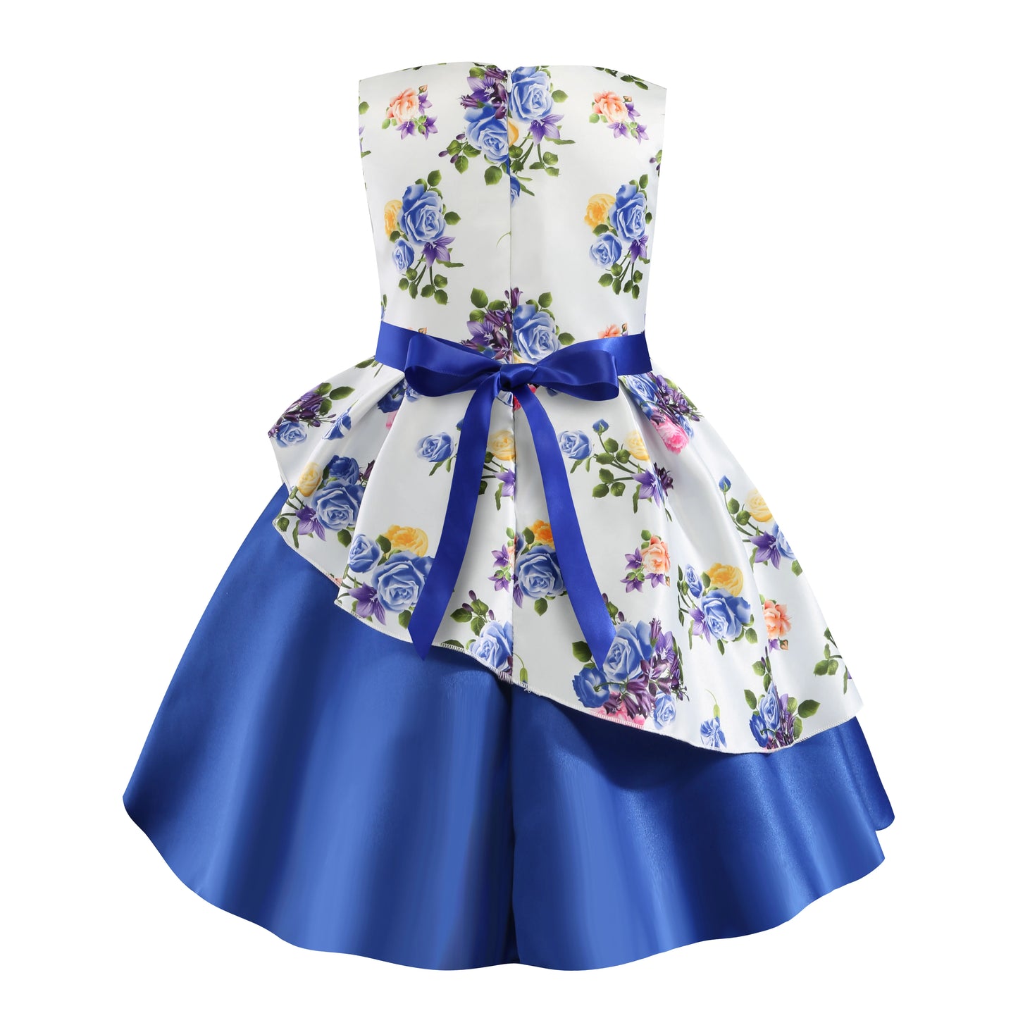 2025 New Girls' Dress Sleeveless Mesh Pommel Dress Lace Princess Dress Holiday Party Children's Dress Sold Well