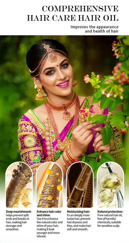 Sevich India Herbal Hair Growth Oil And Scalp Massager Comb Tool Set Ayurvedic Adivasi Fast Regrowth Thicken Serum Hair Growing - AMULET RING STORE