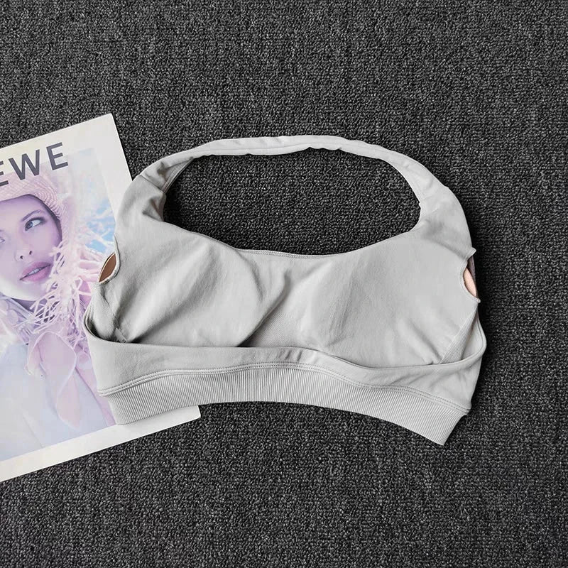 2 Pieces Yoga Suit for Women Seamless Fitness Gym Clothes Halter Sports Bra Matching Impact Shorts Workout Sets Gym Outfit