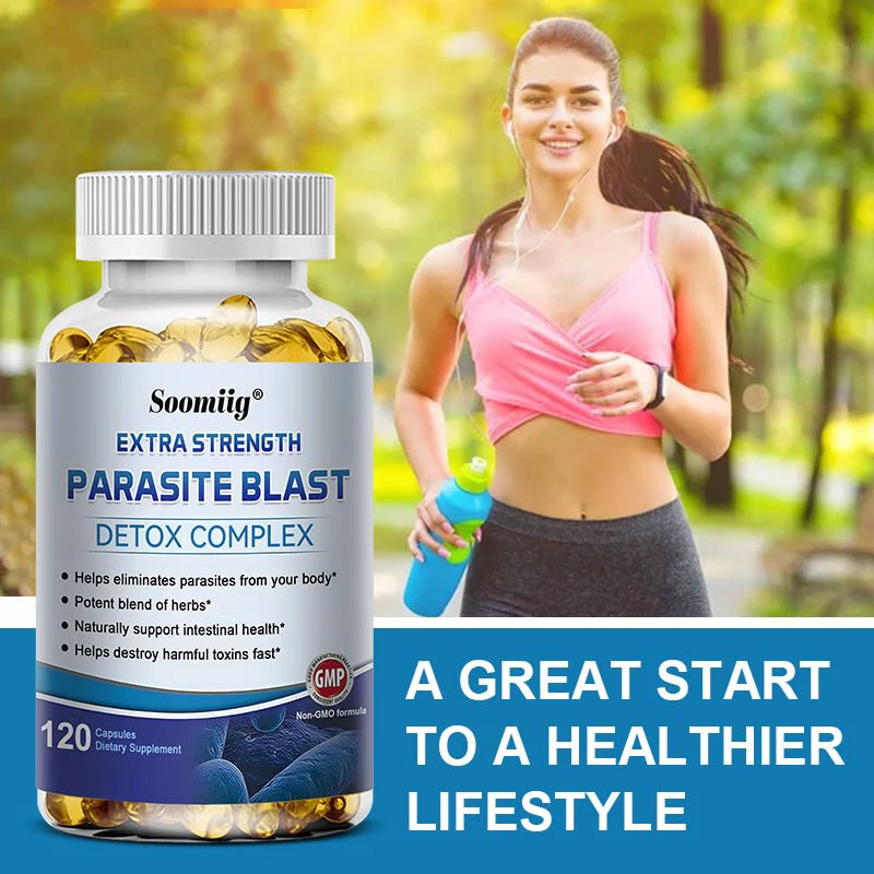 Parasite Blast - Bowel Cleansing Supplement, Digestive Health, Immune Health, Parasite Removal, and Improve Digestion - AMULET RING STORE