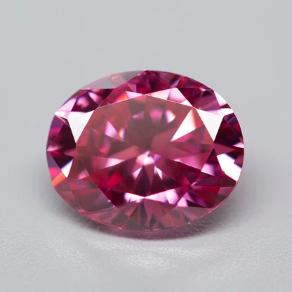 Pink Moissanite Stones with GRA Certificate Round/Pear/Oval/Emerald/Heart/Cushion/Princess/Asscher/Radiant Cut