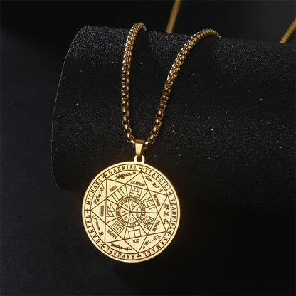 My Shape 7 Archangels Sigil Talisman Necklaces