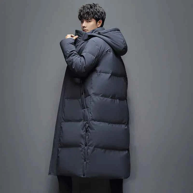 Fashion Winter Jacket for Man Down Coat jacket Parka Men's winter padded jackets Fur Collar Hooded Warm Long Padding HXY291