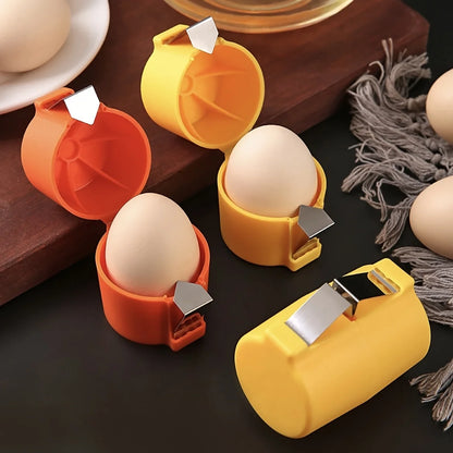 3pcs Stainless Steel Eggshell Separator - Quick Peel & Yolk Splitter, Durable Kitchen Baking Essential with Easy-Grip